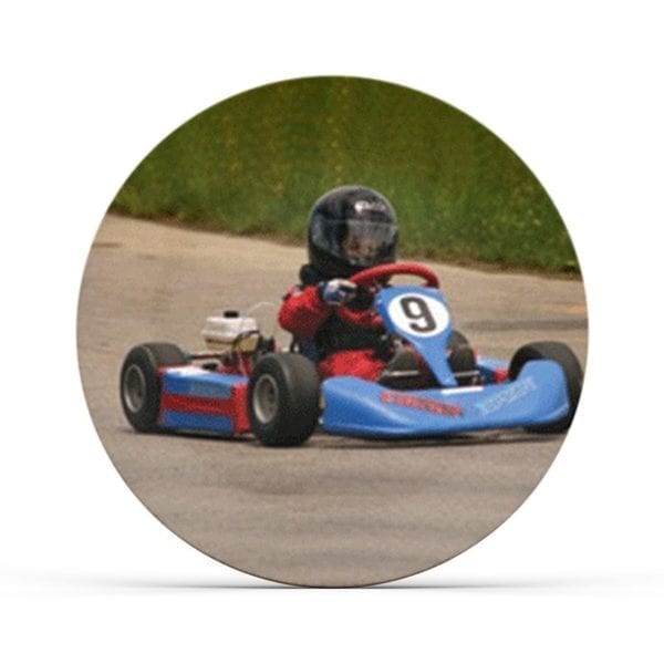 Collectable Kids Go Kart Plate