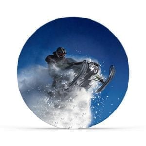 Collectable Snowmobile Plate